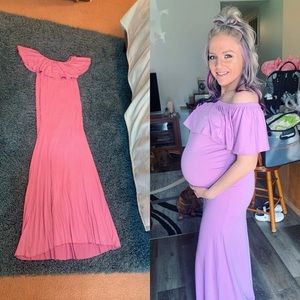 Lilac small maternity dress. Worn once.
